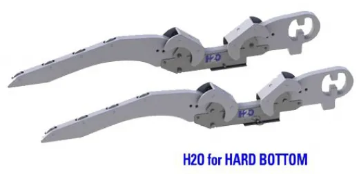 H2O Davit System 10 Tender mit harten Boden Weiß