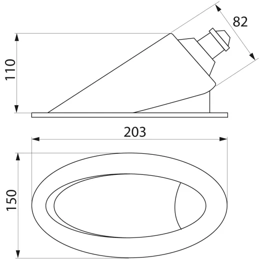 HELLA Bugscheinwerfer plastik 12V weiß