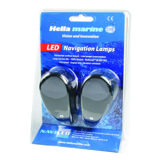 Hella Laterne LED Gehschwarz SET BBSTB