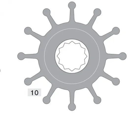 Johnson Pump Impeller 1027B1