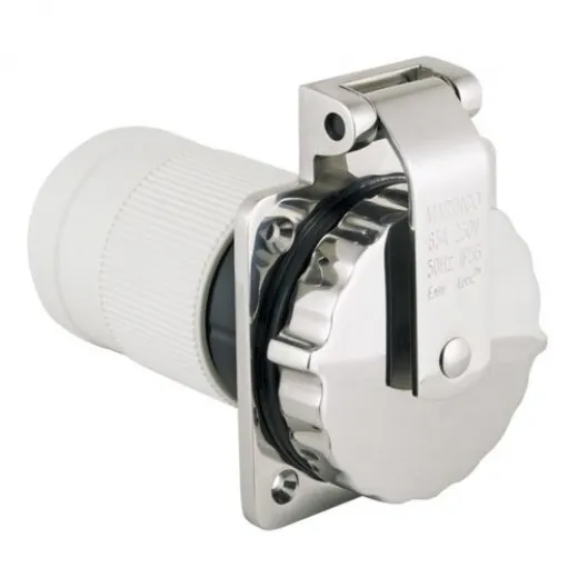 Marinco Inlet, 63A 230V 3W SS Locking