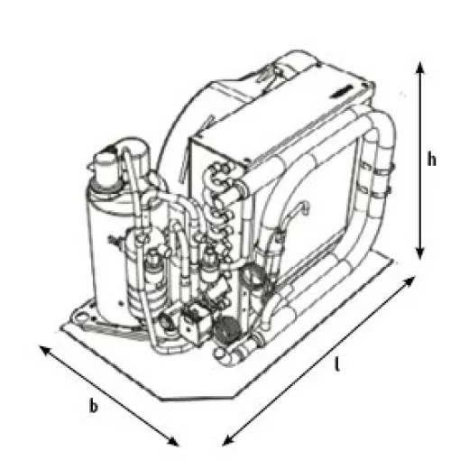 Marine Air Conditioning Model 16000 Kompletter Satz