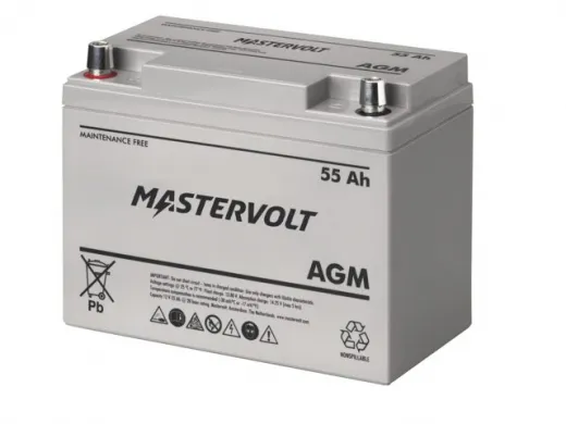 Mastervolt AGM-Batterie 12/55Ah