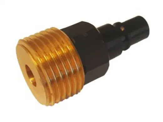 Messing connector en plastic adapter voor art 037190