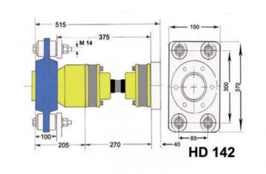 Modell HD142 Hydradrive Homokinetische Antriebssystemsatz