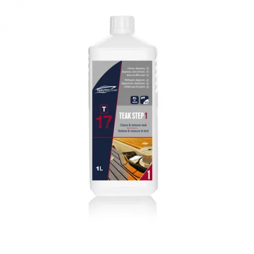 NAUTICclean T17 Teak Reiniger Step 1, 1L