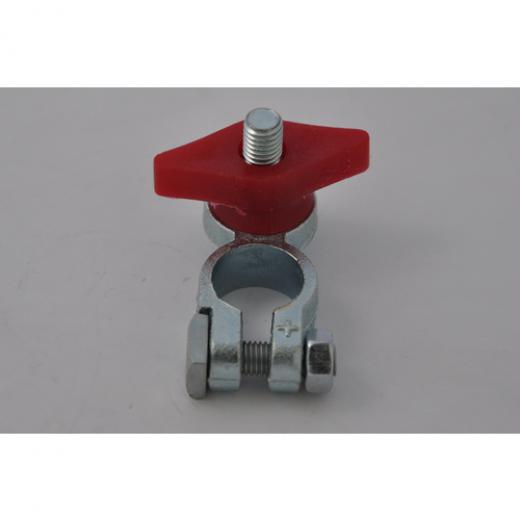 PLASTIMO BATT CLAMP 8MM POSITIVE RED