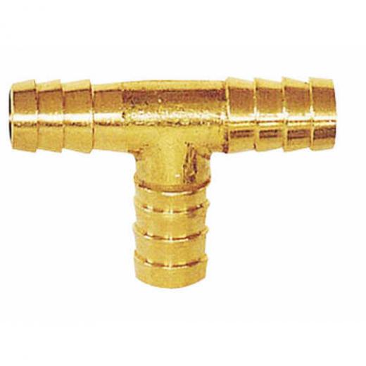 PLASTIMO CONNECTOR T HOSE BRASS Ø15MM