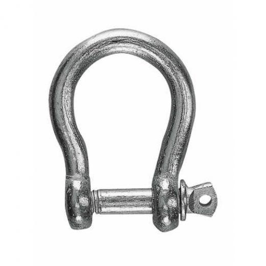 PLASTIMO D20MM GALVANISED BOW SHACKLE