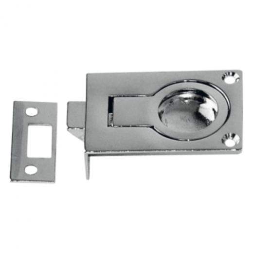 PLASTIMO FLUSH RING PULL LATCH CHRBR 58X40