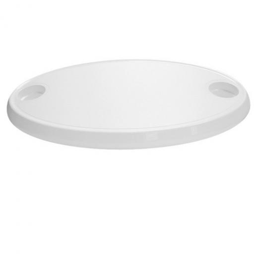 PLASTIMO OVAL TABLE TOP WHITE