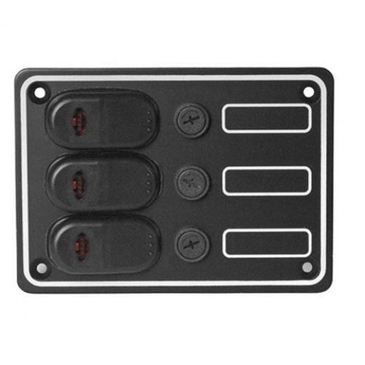 PLASTIMO SWITCH PANEL WATERPROOF 3 GANG