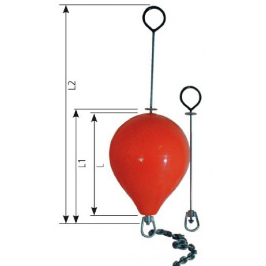 POLYFORM Bojenkörper CM-2 ->360mm Durchm. WEISS