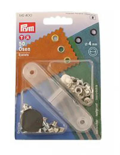 PRYM Messing-Ösen gelb 8.0mm (24St.)SB-Karte