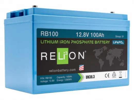 Relion Lithium-Ionen-Batterie LiFePO4 12.8V 100Ah