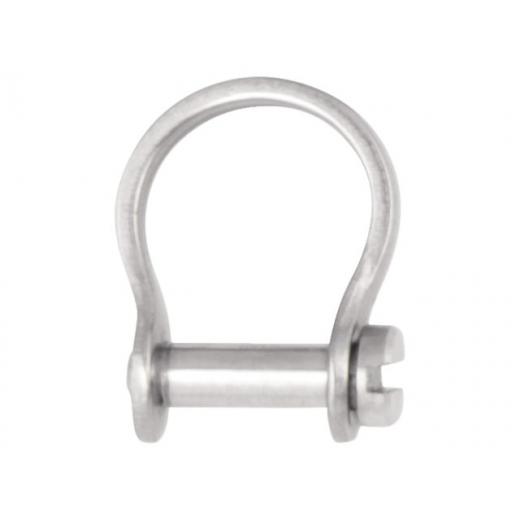 RF633S Shackle,Bow, Slotted Pin 4mm