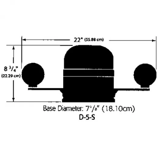 Ritchie Kompass Modell Globemaster D5SB 122432V Aufbau Rose Ø127mm 2 of 5º schwarz