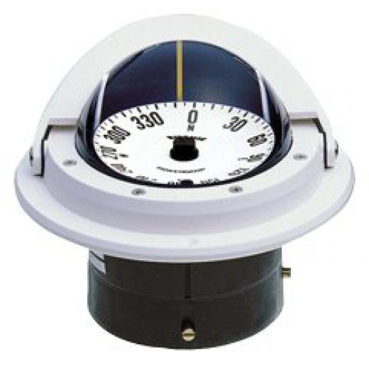 Ritchie Kompass Modell Voyager F82W 12V Einbaukompass Rose Ø76 2mm 5º weiss