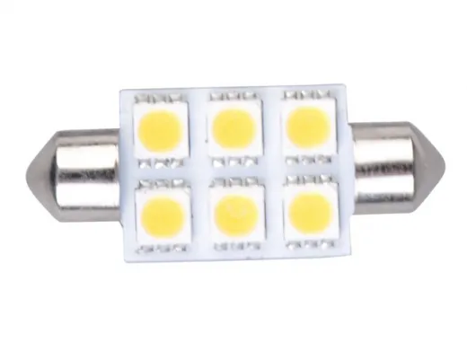 S-LED 6xSMD-Soffitte 37mm 10-30V 1,2W ww 3000K 100lm (in DE nicht lieferbar)