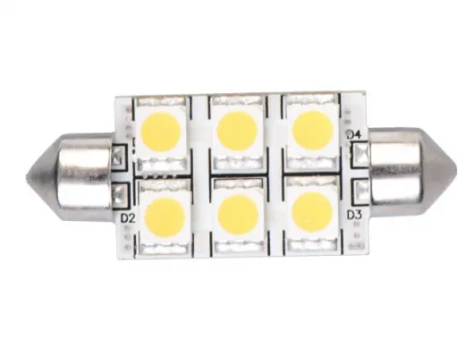 S-LED 6xSMD-Soffitte 42mm 10-30V 1,2W ww 3000K 100lm (in DE nicht lieferbar)