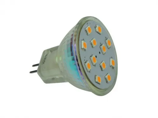 S-LED SPOT 12xSMD-GU4 10-30V 2,0W ww 2700K 169lm