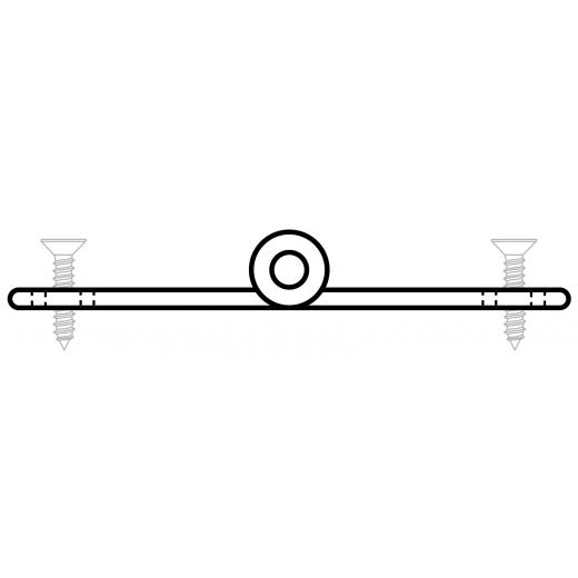 Scharnier AISI316 85x30mm