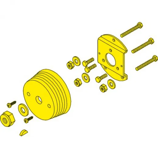 SeaStar Anschlussatz für SH8050 Light Duty Steuerkopf inkl Nabekappe