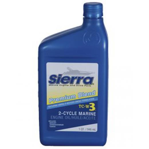 Sierra Motoröl Blue Premium TC3W3 946ml für Outboards 2Takt