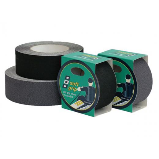 Soft Grip Rubber Tape 50mm 4m grau