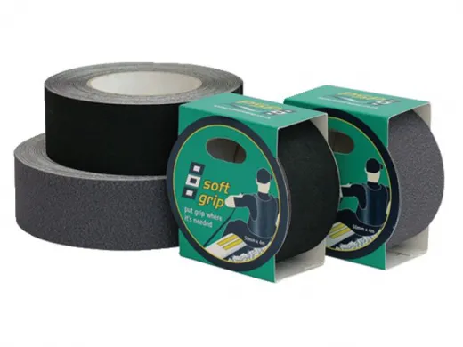 Soft Grip Rubber Tape 50mm 4m grau