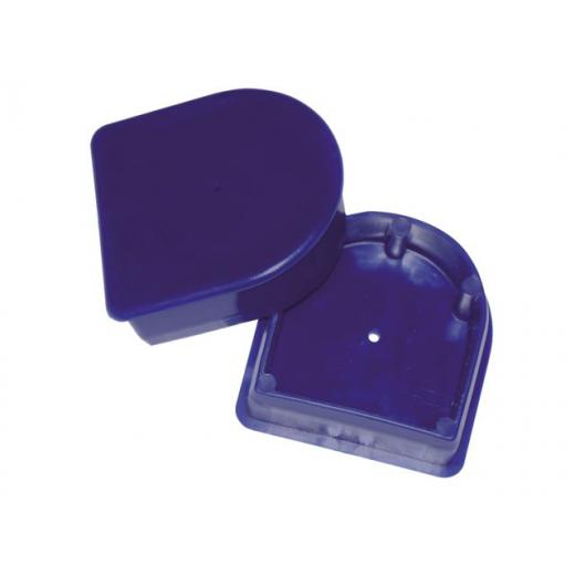 Steg-Profilleiste P-Profile Endkappe dunkelblau (2ST)