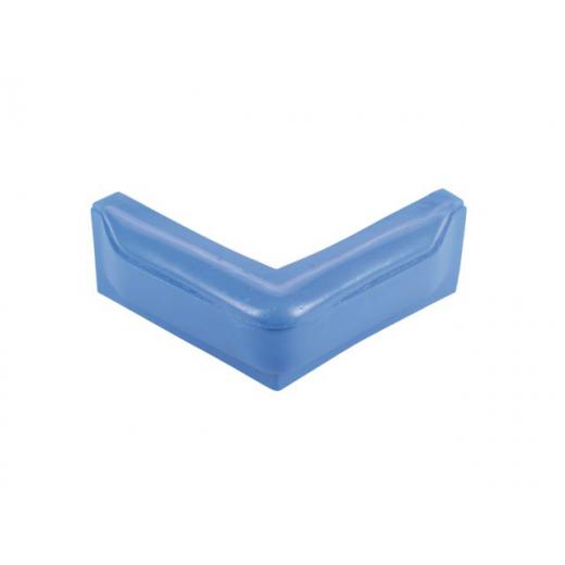 Stegfender Winkel 25+25x7x10cm blau