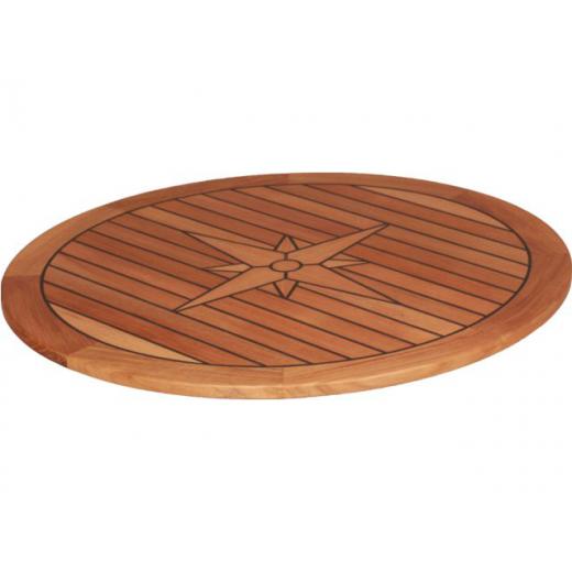 Teak-Tischplatte Circle Ø65cm