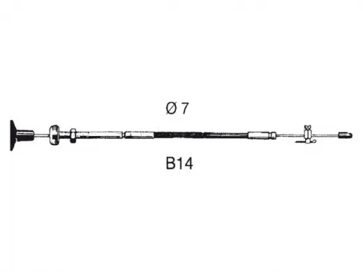 UF Schaltkabel B14 10ft 3,05m