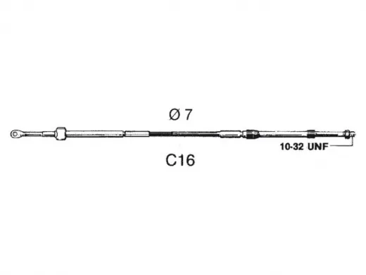 UF Schaltkabel C16 10ft 3,05m