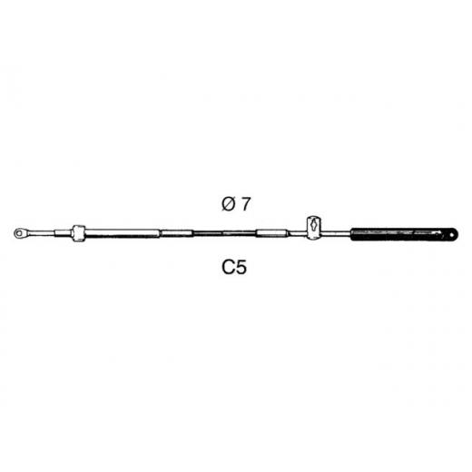 UF Schaltkabel C5 12ft 3,66m