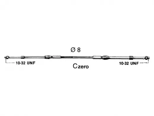 UF Schaltkabel Mach Zero 11ft 3,36m