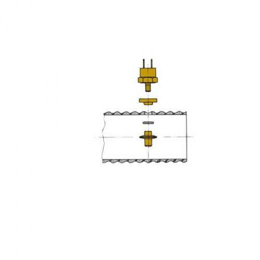 Vetus AuspufftemperaturalarmSensor für Schlauch