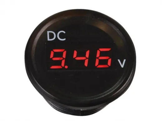 Voltmeter 2.5-30V mit Flushmount PP