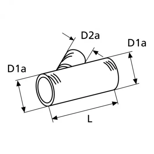 Webasto Abzweigstueck D606060 45 Grad