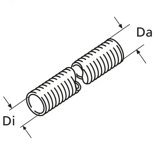 Webasto Flex Waermeschutzrohr D28, L=324 Glasfase