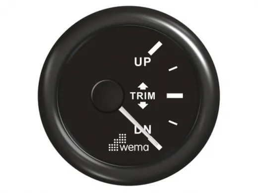 Wema Anzeige Motor-Trimm schwarz