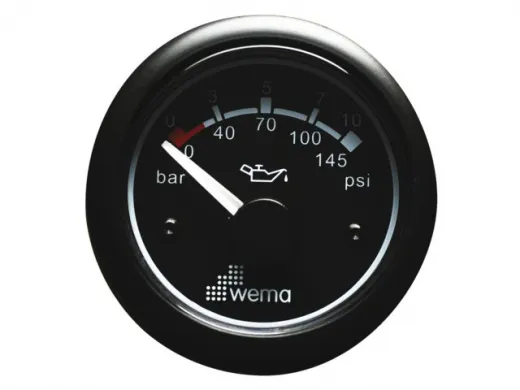 Wema Anzeige Turbo-Manometer 2bar schwarz