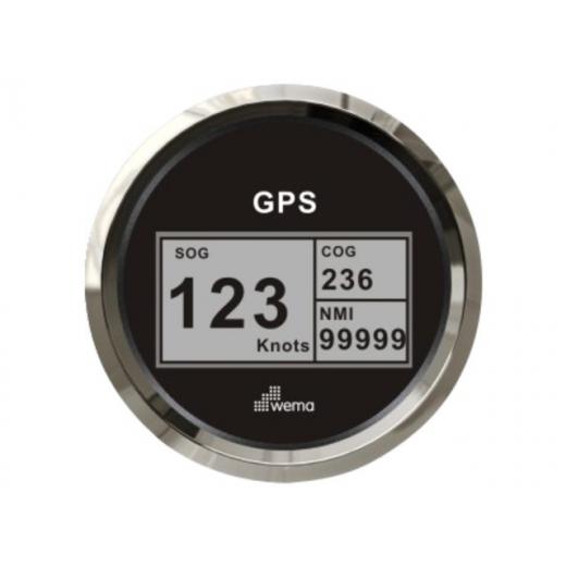 Wema Silber-Serie GPS-Speedometer-Digital schwarz