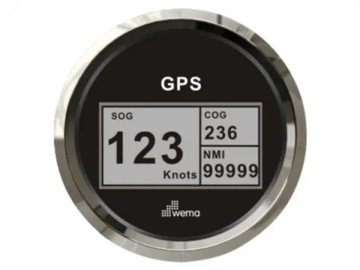 Wema Silber-Serie GPS-Speedometer-Digital schwarz