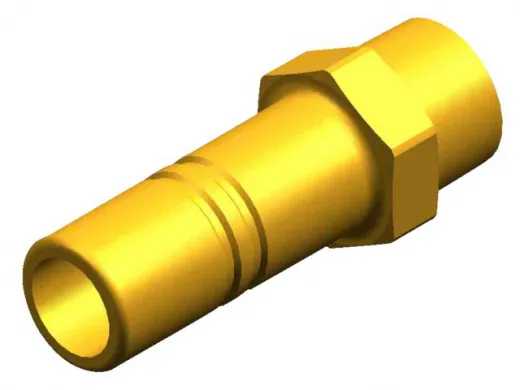 Whale WX1563 Adapter 3/8 NPT Male (Messing)